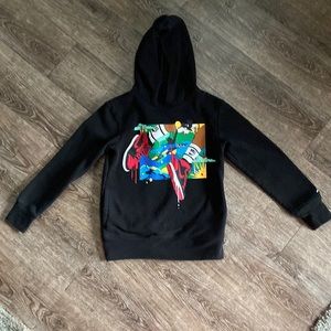 Nike Jordan Boys Hoodie Jumpman Logo Pullover Sweatshirt Youth Small